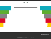 Tablet Screenshot of dofu.com